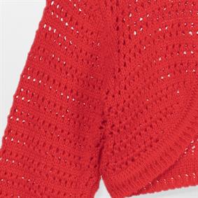 Triko Ajurlu  Bolero KIRMIZI