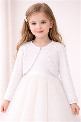 Triko Dalgalı Bolero Kemik