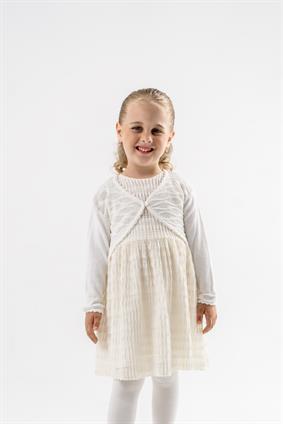 Triko Dalgalı Bolero Kemik