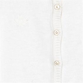 Triko M Nakış Hırka Kemik