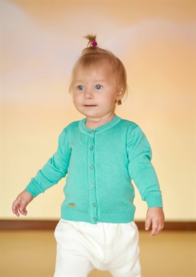 Triko Minora Arma Detaylı Hırka Mint