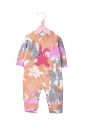 Triko Renkli Tavşan Tulum