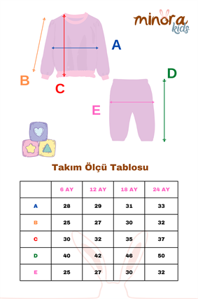 Üniseks Triko Selanik Takım Taş  6-24 ay 