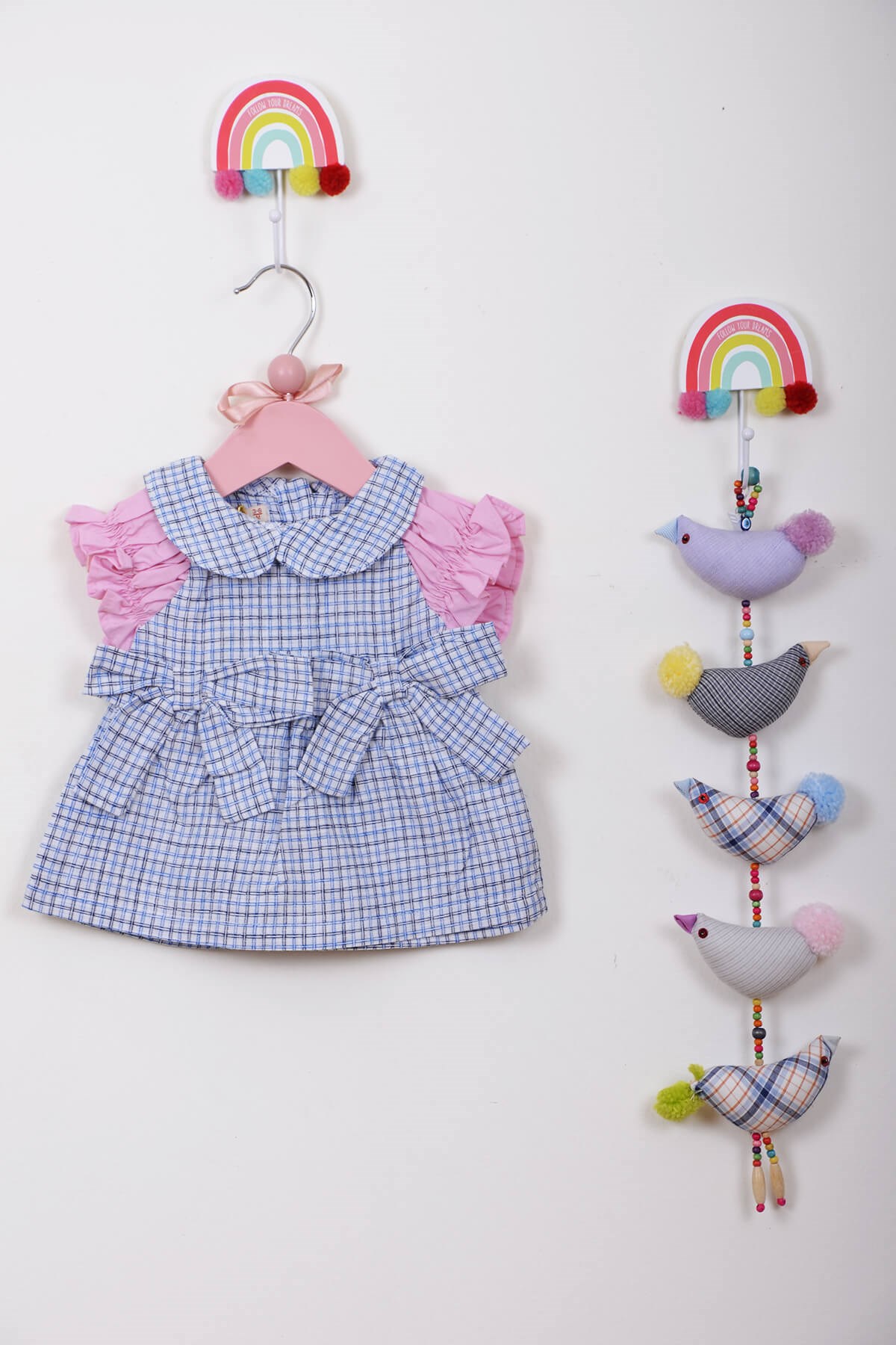  Kız Bebek Kurdelalı Bluz