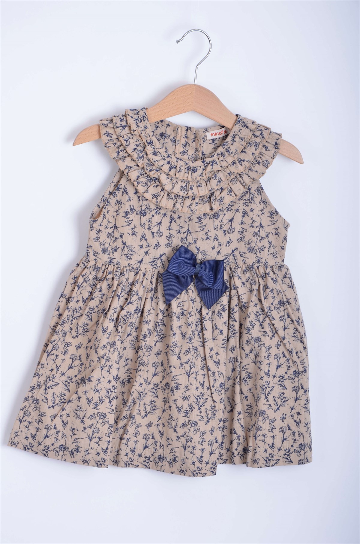 Kurdelalı Elbise BEJ