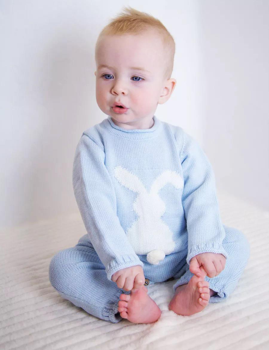 Tavşan Tulum BEBE MAVİ