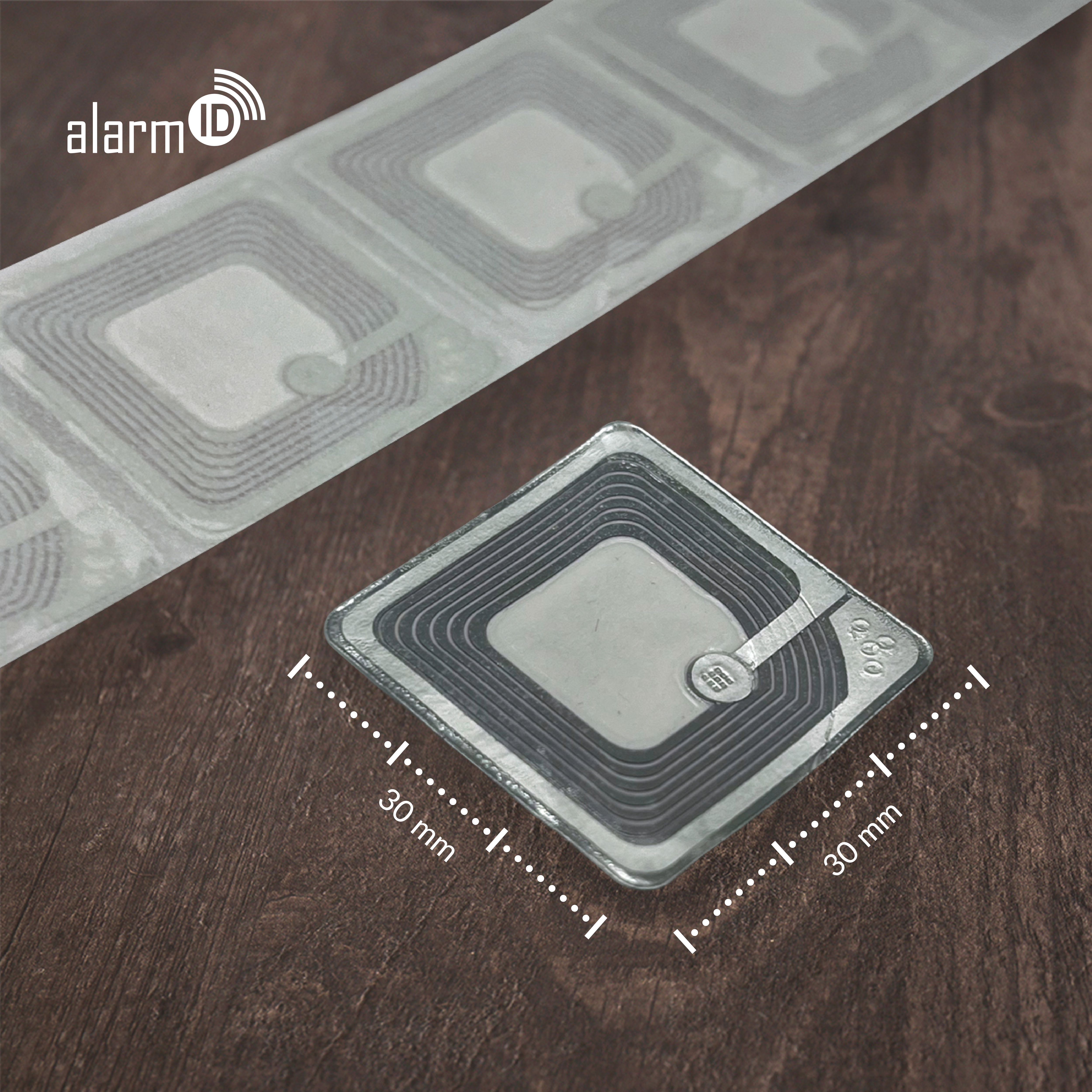 3x3 RF Barkodsuz Kağıt Alarm Etiketi (1000 ADET) - Alarmid RFID Market
