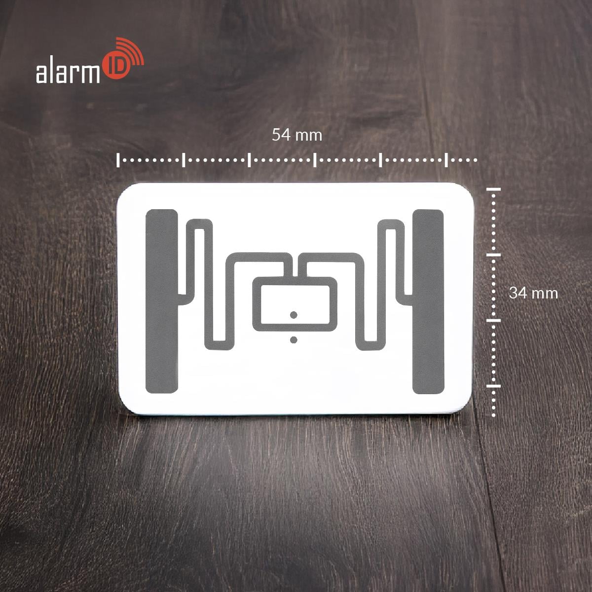 M730 RFID Etiket 34x54mm - Alarmid RFID Market