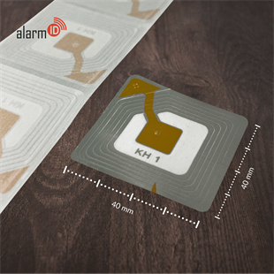 4x4 RF Barkodsuz Kağıt Alarm Etiketi (1000 Adet) - Alarmid RFID Market