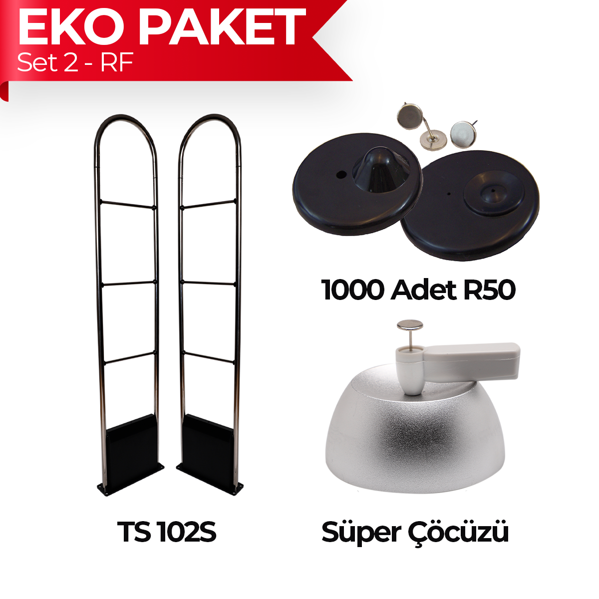 RF Eko Paket - Set 2 Alarmid IOT Market
