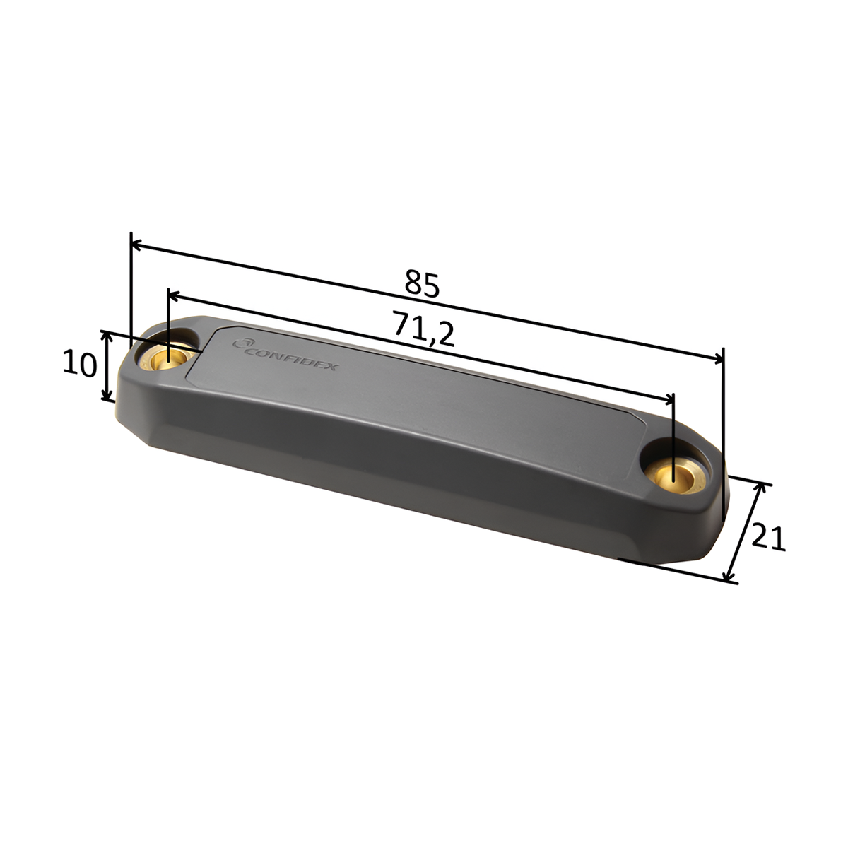 TM000030 Confidex Ironside Slim Alarmid Rfid Market