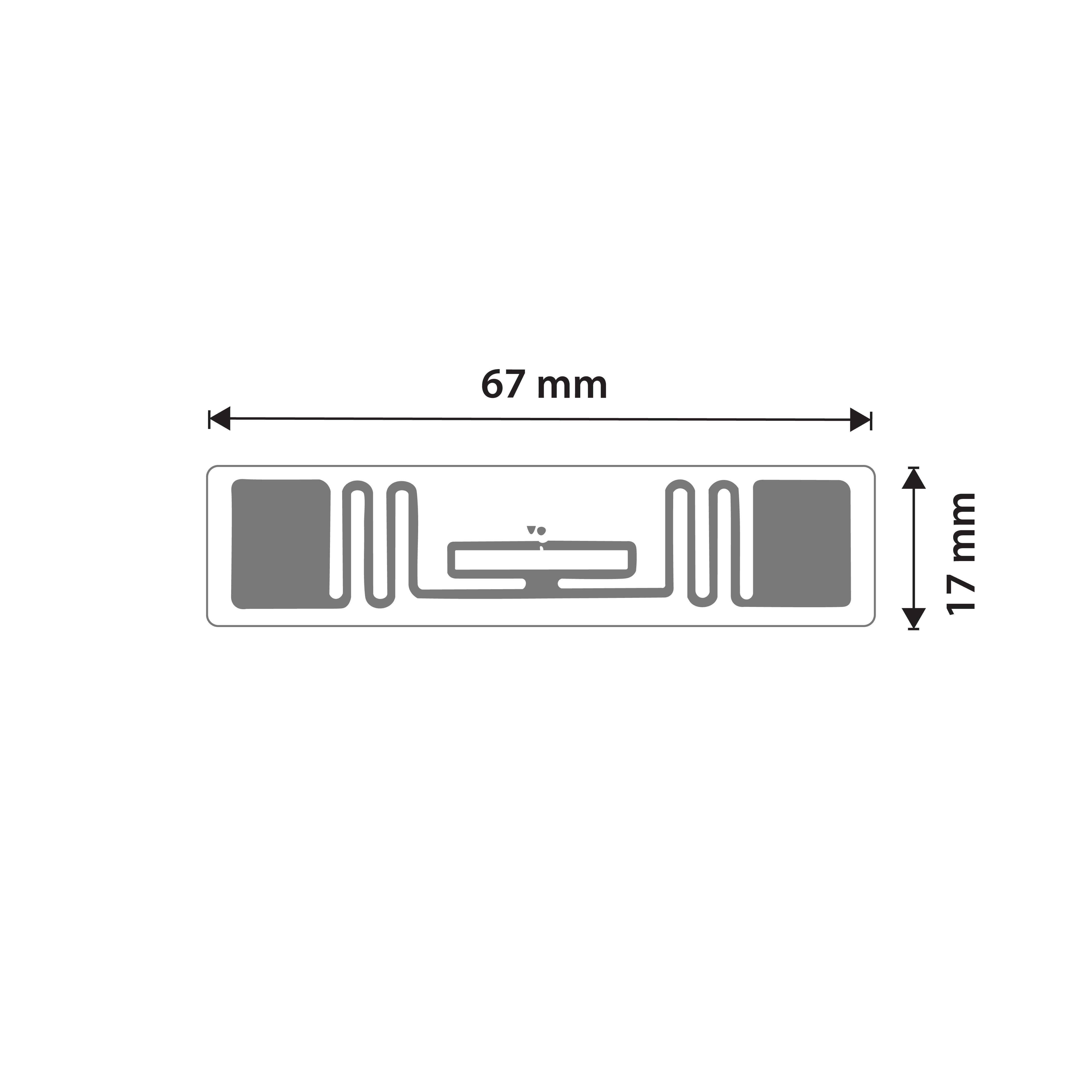 TS9661 17x76MM RFID Etiket Alarmid RFID & IOT Market