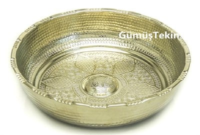 Bakır Hamam Tası 20 cm