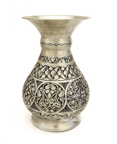 Bakır Keski İşleme Vazo