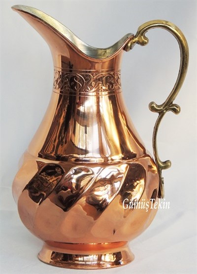 Bakır Sürahi Dilimli