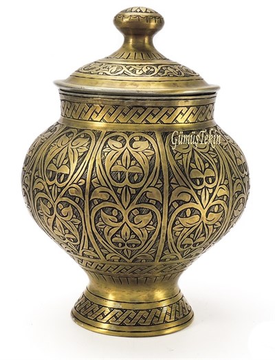 prinç keski işlemeli küp