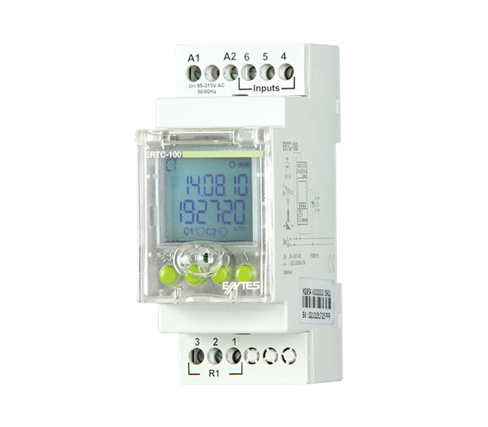 ERTC-100 85-315VAC/DC T/İ Sayıcı Zaman Rolesi