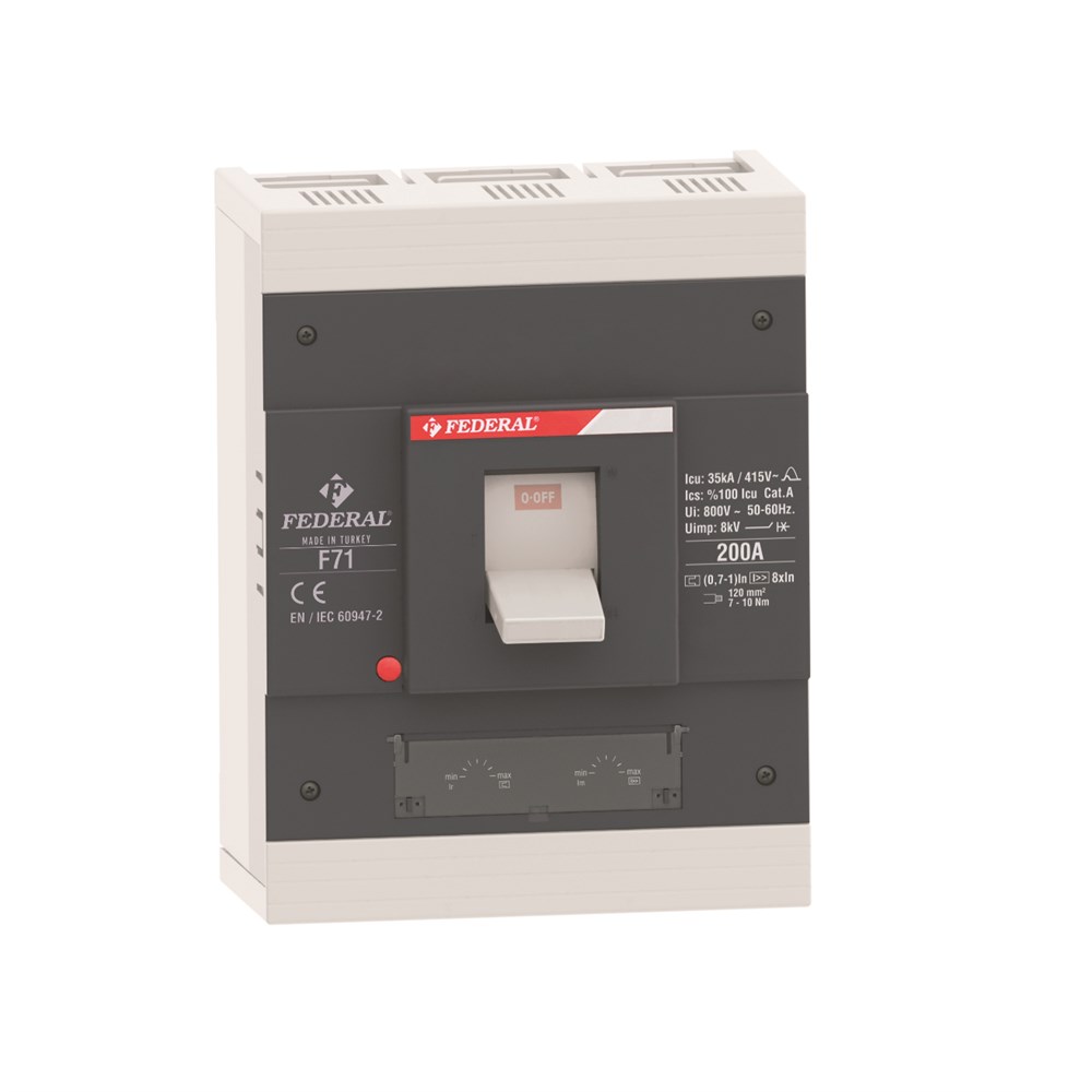 Federal  F71 800 A 35 kA Termik Mağnetik Şalter (Tmş)