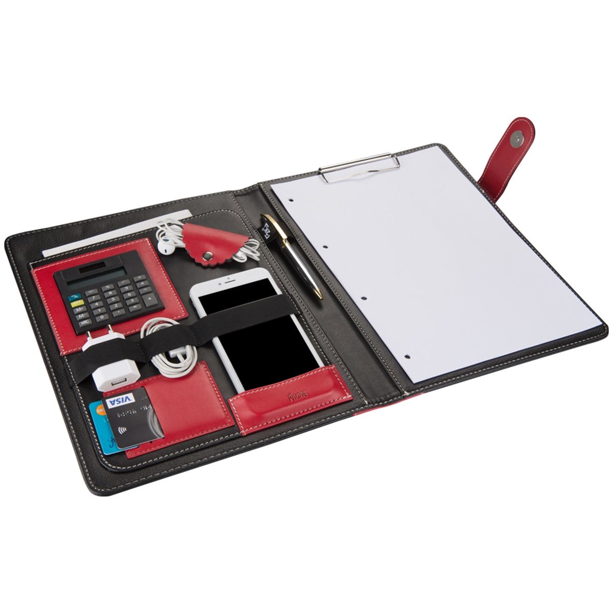 A4 SUNİ DERİ PHONE GARNİ MODEL SEKRETER BLOK TABLASI HESAP MAKİNALI (100 YAPRAK) 