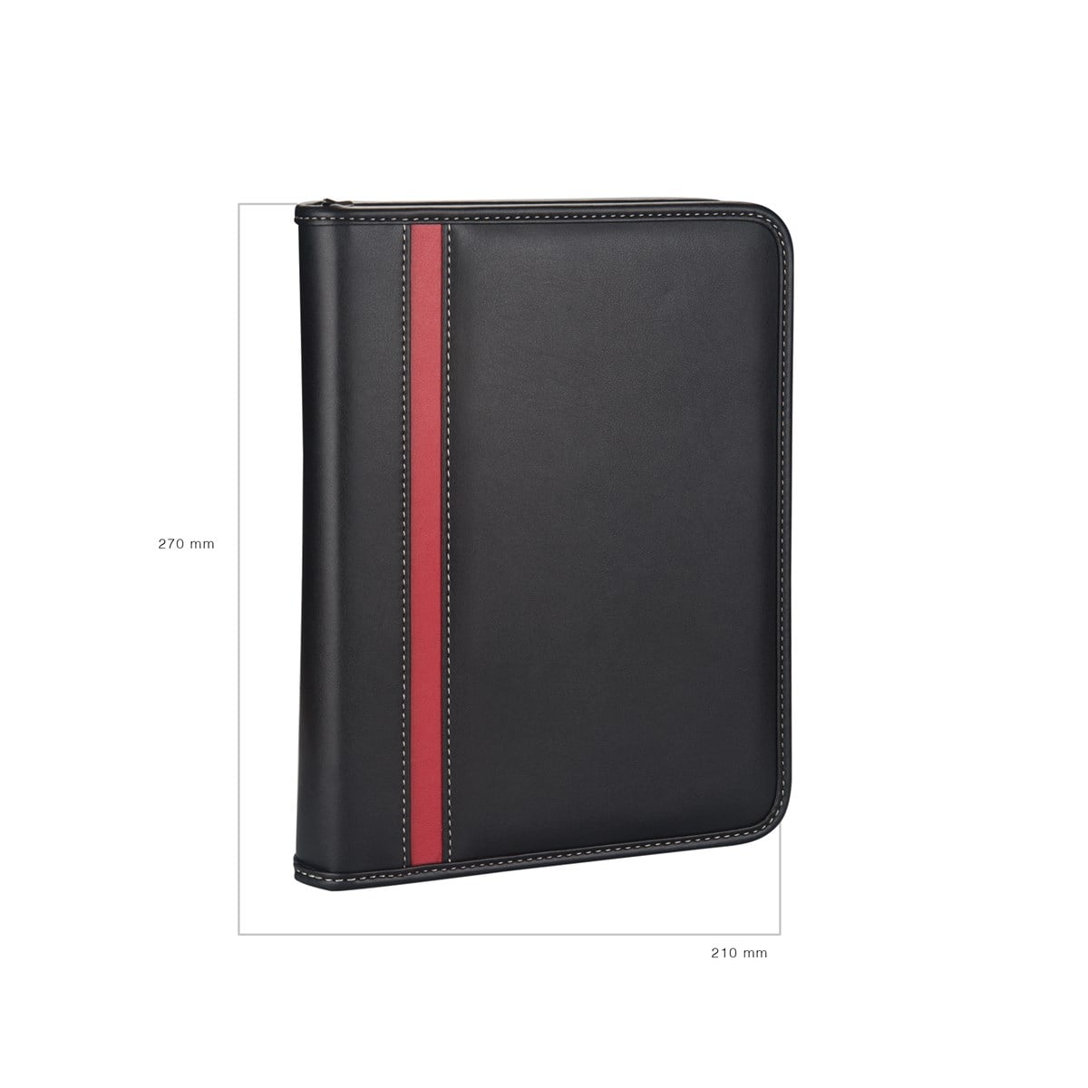 DİPLOMAT FERMUARLI ORGANİZER ÇİZGİLİ 17X24 DEFTERLİ 