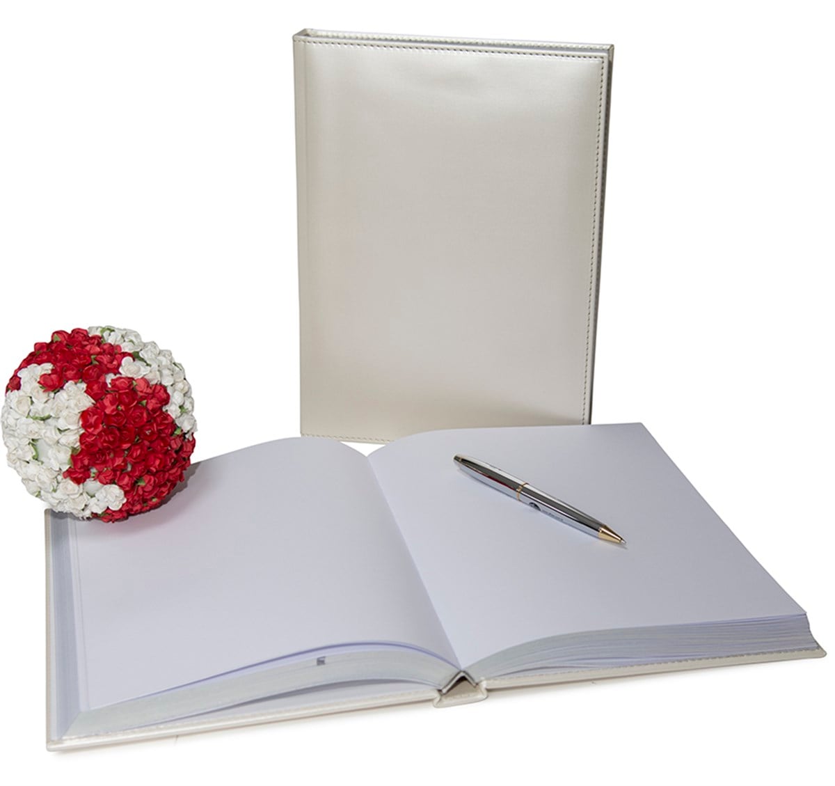 DÜĞÜN DEFTERİ   İNCİ   176 YAPRAK 110 GRAM KAĞIT KENAR YALDIZLI 20X28 CM