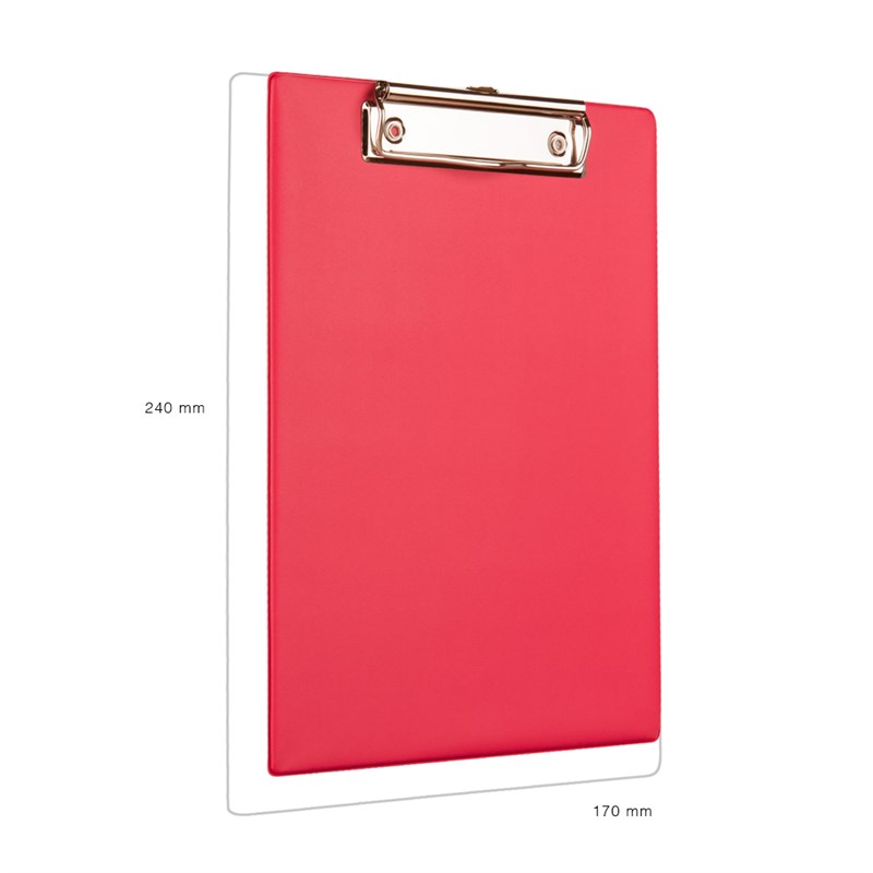 Kapaksız Sekreterlik A5 Pvc 100 Yaprak Kapasiteli Clip Board 17,5x24 cm
