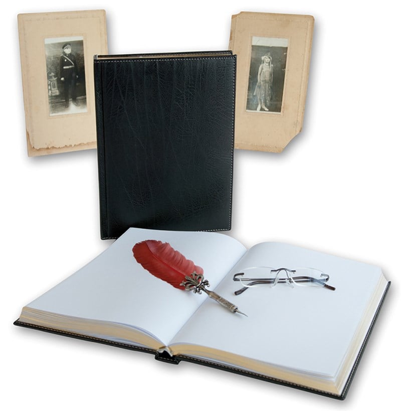 ŞEREF DEFTERİ 176 YAPRAK 4708 SİYAH 20X28 CM