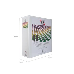 9 CM 4 HALKALI İÇ DIŞ ŞEFFAF CEPLİ FİRMA SUNUM ve EVRAK KLASÖRÜ (650 YAPRAK) 