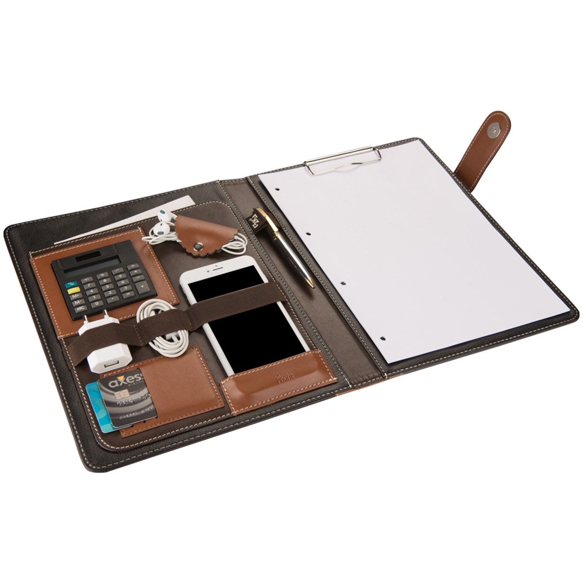A4 SUNİ DERİ PHONE GARNİ MODEL SEKRETER BLOK TABLASI HESAP MAKİNALI (100 YAPRAK) 