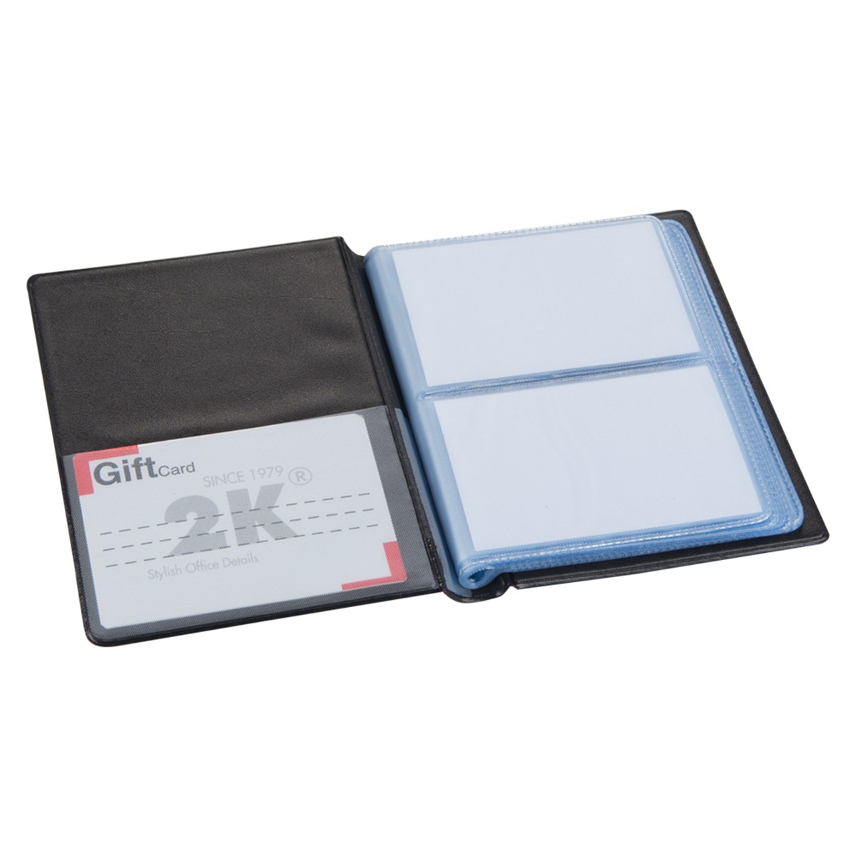 BİALA 2 SIRALI 80 KART KAPASİTELİ KARTVİZİTLİK 11X13,5 CM 