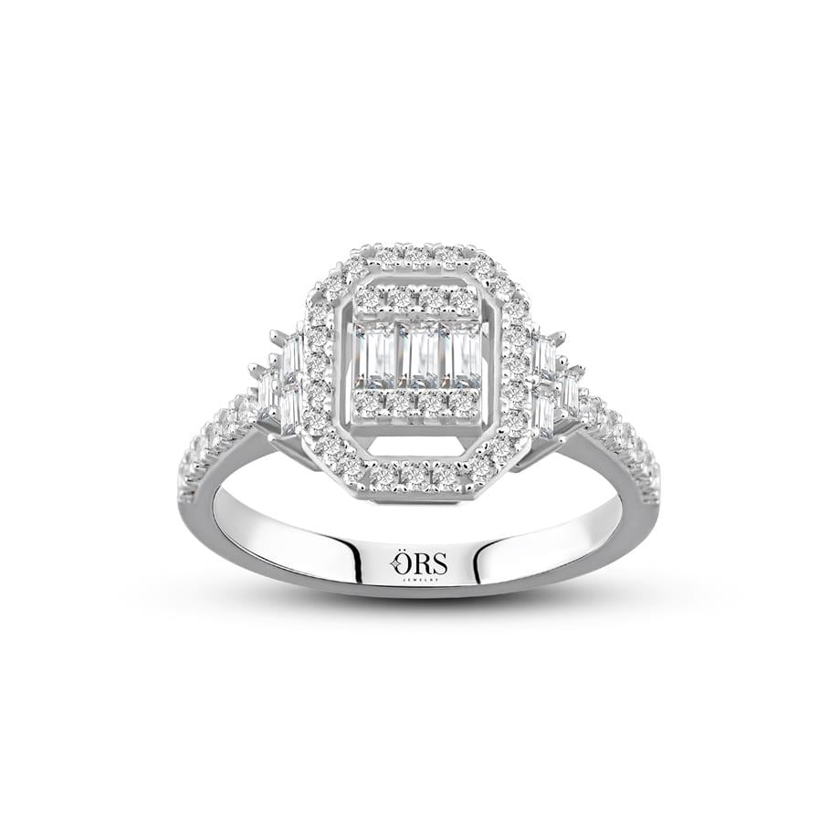 Pırlanta Montür  Baget Salkımı  Yüzük