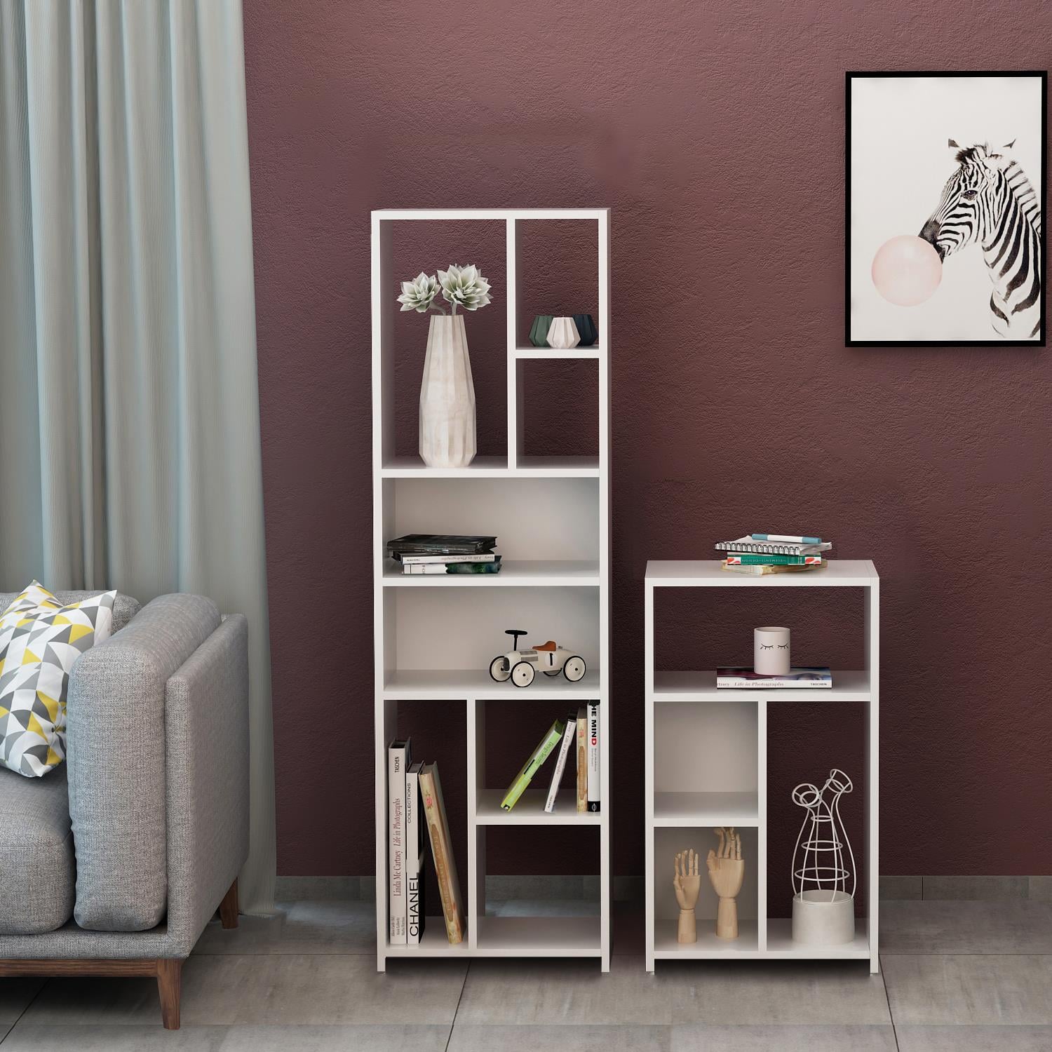 OPALİNE 2'Lİ KİTAPLIK 