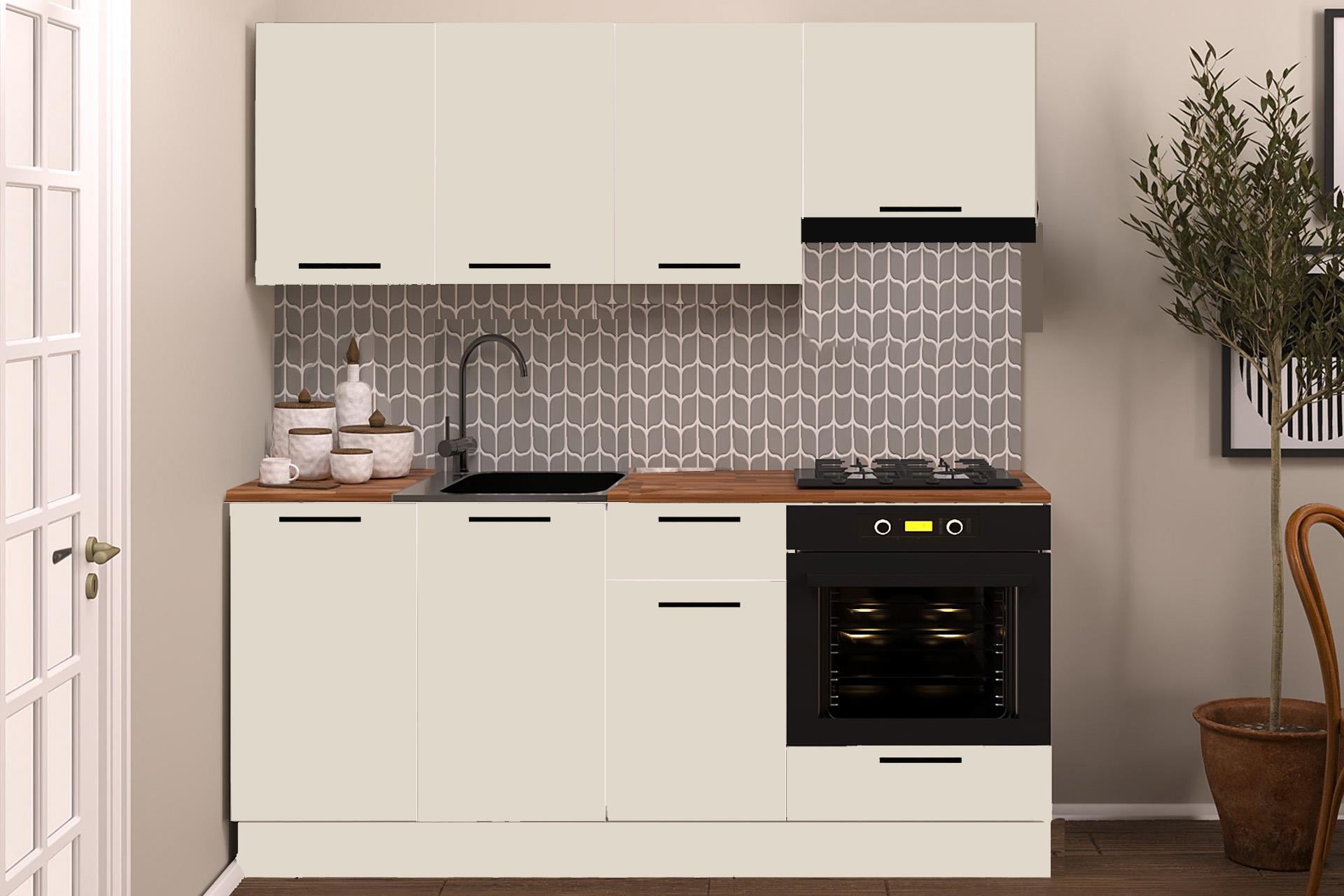 180 CM LAMİ MUTFAK ANTRASİT