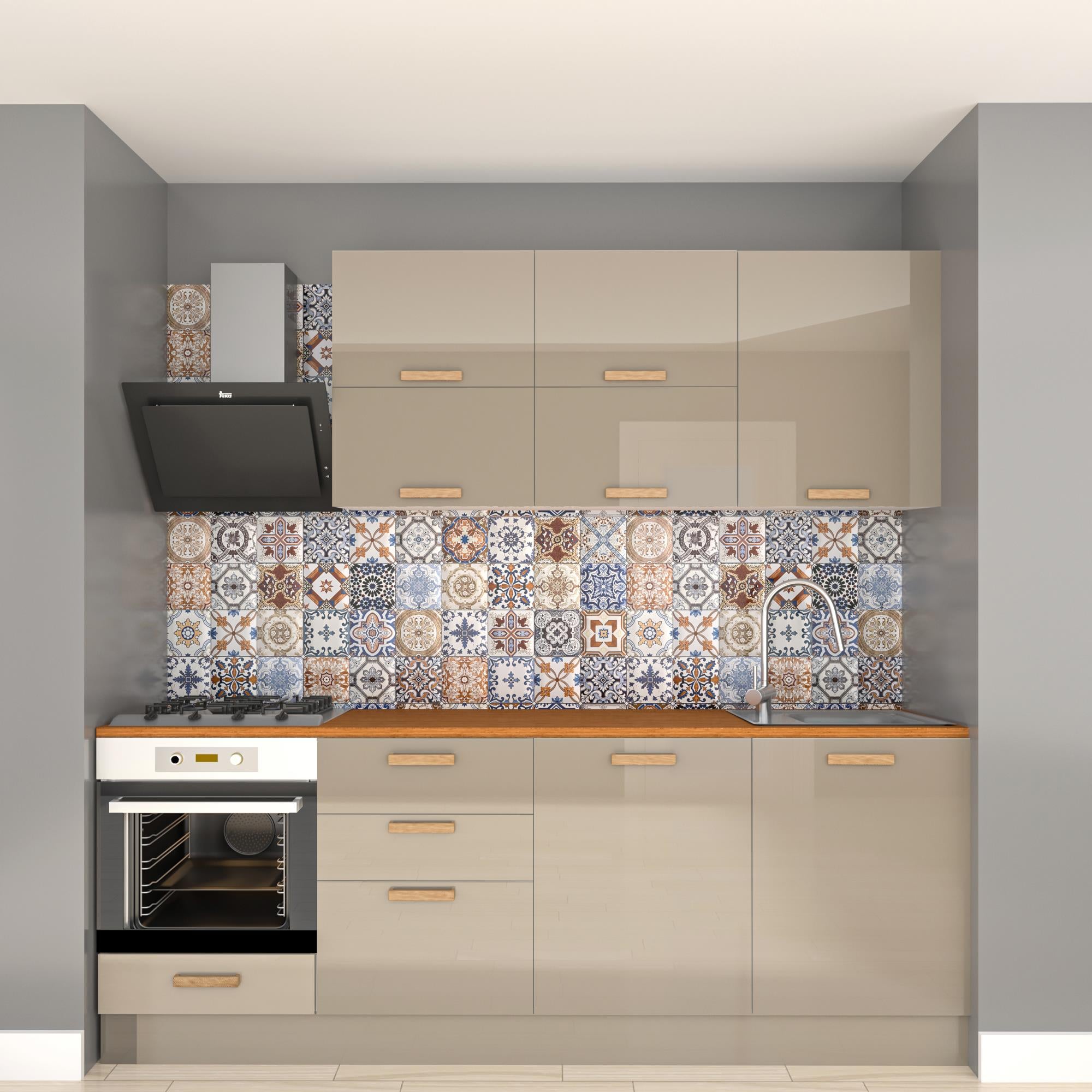 240 CM VİZON ANKASTRELİ MUTFAK