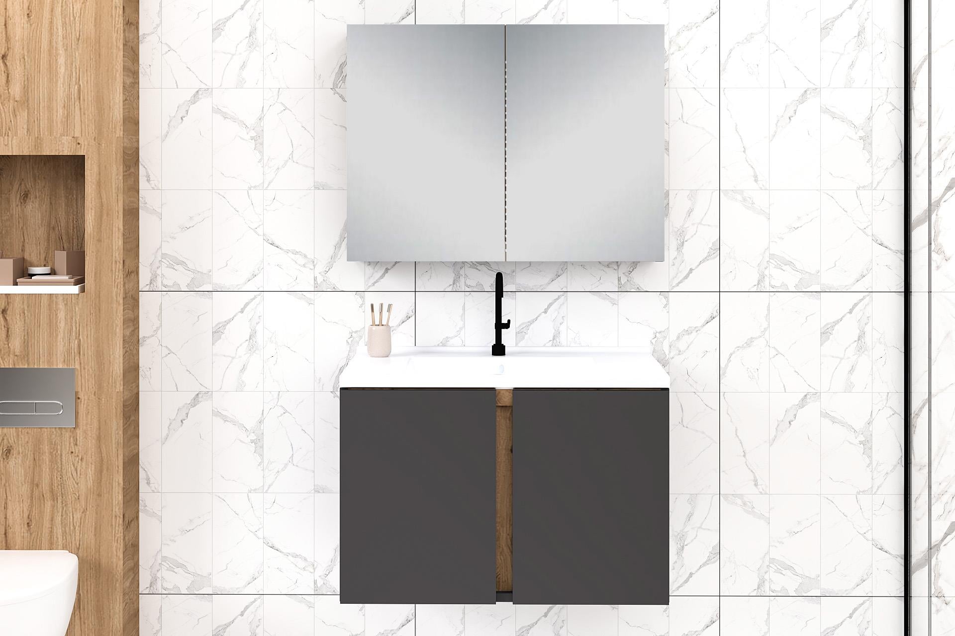 80 cm Lavina Banyo Dolabı