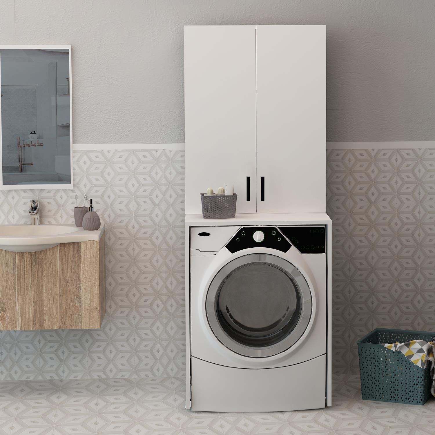 Envy Çamaşır Makinası Dolabı