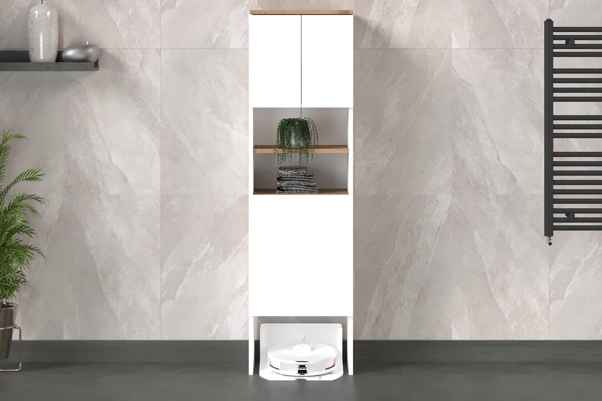 LİVA KİRLİ SEPETLİ BANYO DOLABI