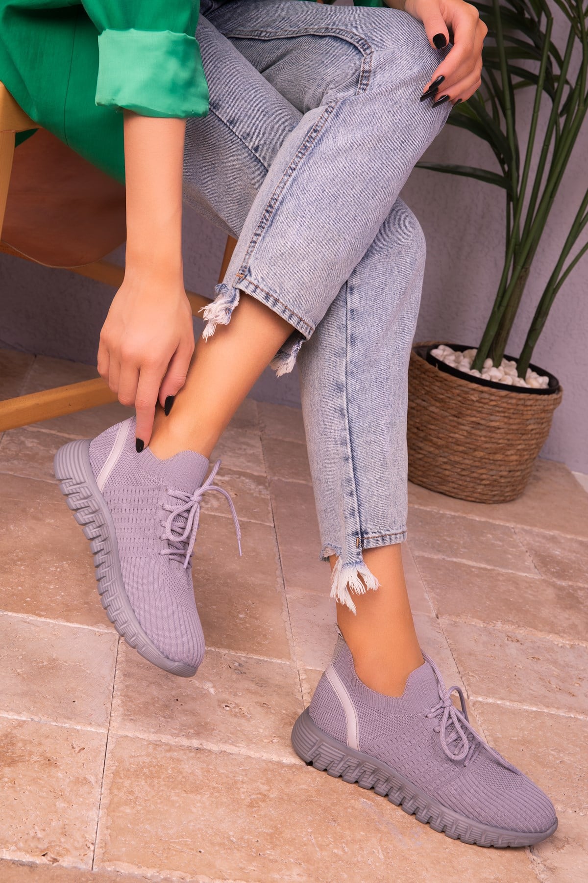 Fortuna Gri Kadın Sneaker 17032