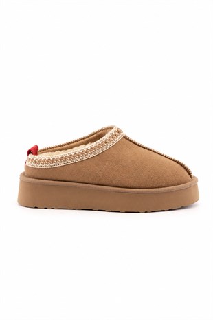 Aspen Kürklü Vizon Süet Kadın Bootie