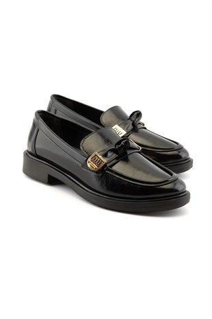 Clara Siyah Kadın Loafer