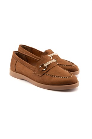 Liora Taba Süet Kadın Loafer 