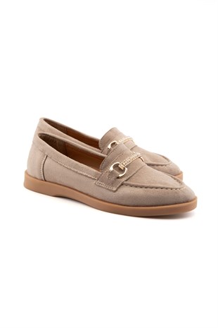 Liora Vizon Süet Kadın Loafer 