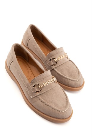 Liora Vizon Süet Kadın Loafer 