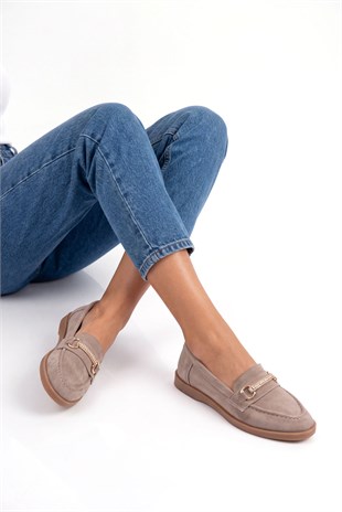 Liora Vizon Süet Kadın Loafer 