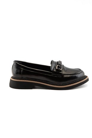 Lorienne Siyah Kadın Loafer 