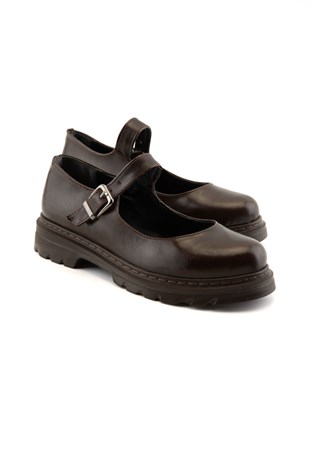Narissa Kahve Kadın Loafer 
