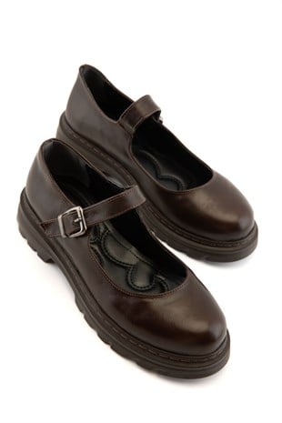 Narissa Kahve Kadın Loafer 