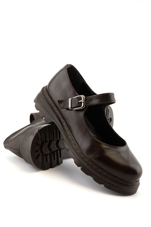 Narissa Kahve Kadın Loafer 