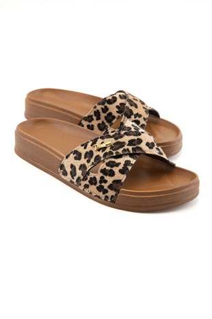 Pure Leopar Kadın Terlik