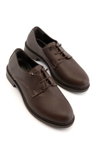 Raven Kahve Kadın Loafer 